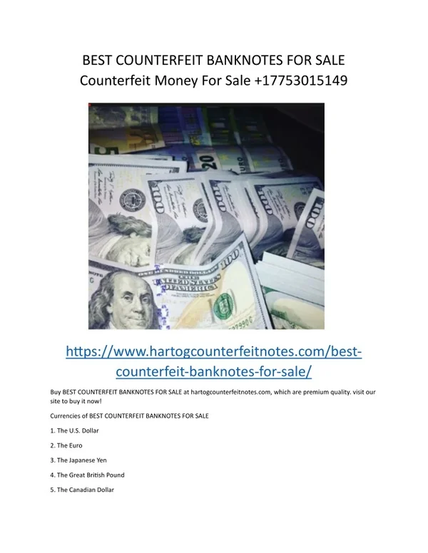 best dark web counterfeit money